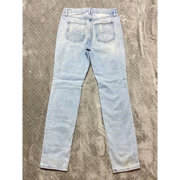 Good American Split Hem GCISO62T 1267 Women's High-Rise Stretch Jeasn Size 12/31 - Picture 4 of 13